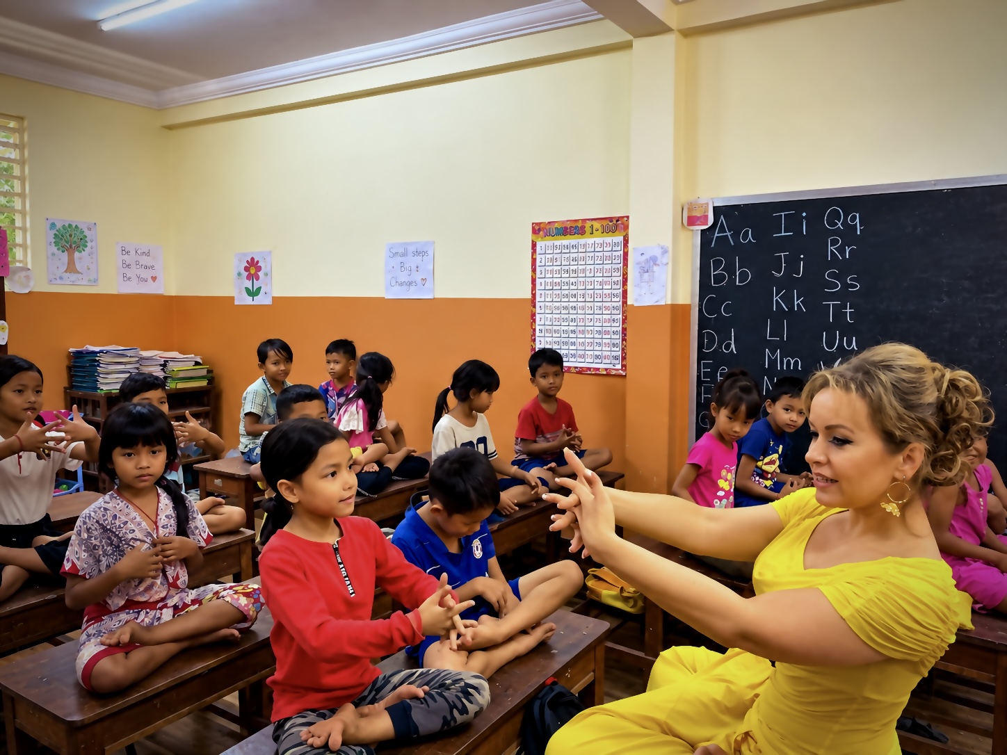 Helios Life education activity with students